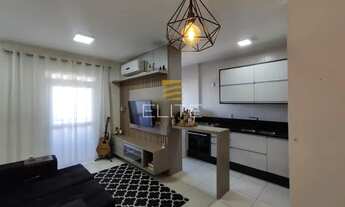 Imagem 2: Apartamento mobiliado de 02 dormitórios no bairro Barreiros - São José / SC