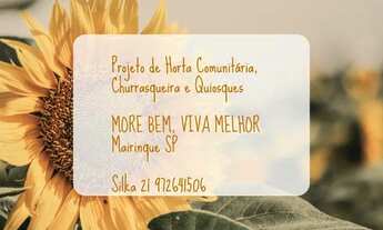 Imagem: SD. Condomínio c/ Horta Coletiva terrenos