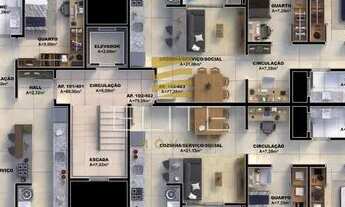 Imagem 3: Apartamento com 3 dormitórios e uma suíte na Pedra Branca - Palhoça