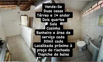 Imagem: Casas no trapiche de baixo térreo e primeiro