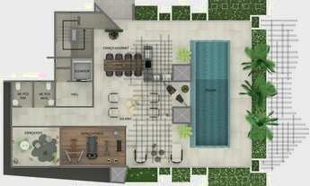 Imagem 2: Apartamento de 2 quartos com estrutura de lazer no Expedicionário