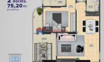 Imagem 4: Apartamento com 2 dorms, Guilhermina, Praia Grande - R$ 400 mil, Cod: 414616