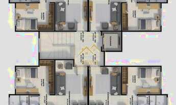 Imagem 7: Excelente Sobrados 2 dormitórios Localizado Loteamento Nova Palhoça -SC