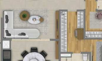 Imagem 6: Apartamento para venda tem 75 metros quadrados com 2 quartos em Jardim da Glória - São Pau