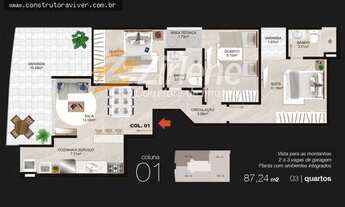 Imagem 2: 03 quartos, suíte andar alto, lazer, parcelas direto com o proprietário!