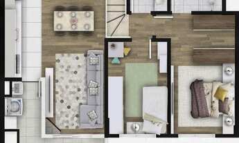 Imagem 4: Cobertura à venda, 158 m² por R$ 1.452.138,00 - Bacacheri - Curitiba/PR