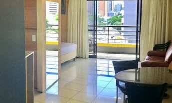 Imagem 3: Lindo flat mobiliado, Vista parcial para o mar, nascente, no melhor do Meireles!