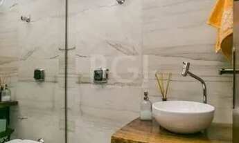 Imagem 7: Casa de 147m² - 3 dormitórios, 1 suíte, churrasqueira, pátio com piscina e 3 vagas de gara