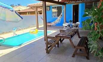 Imagem 2: Casa com piscina pé na areia