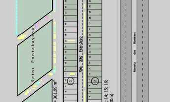Imagem 6: Lotes na GO-060 no Residencial Núcleo urbano Anhanguera -Trindade