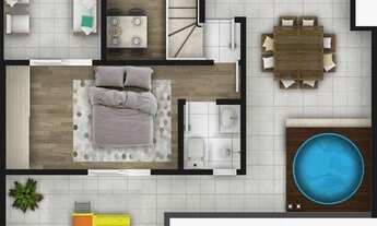 Imagem 5: Cobertura à venda, 158 m² por R$ 1.452.138,00 - Bacacheri - Curitiba/PR