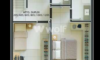 Imagem 5: DUPLEX - 95,77M2 -2 VAGAS - DE FRENTE - TOP