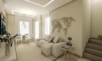 Imagem 7: Sobrado novo Alto padrão CondomíniofechadoSaguaçu,142m2,1suite+2demi-suíte,2vagas