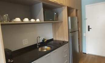 Imagem 6: Apartamento/Studio TOTALMENTE MOBILIADO para aluguel possui 30 metros quadrados com 1 quar