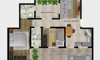 Imagem 7: Cobertura com Dormitorios em Santa Maria , Santo André