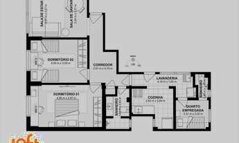Imagem 6: Apartamento para venda com 93 m² com 2 quartos em Laranjeiras - Rio de Janeiro - RJ