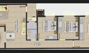 Imagem 2: Casa com 3 dormitórios à venda, 80 m² por R$ 395.000,00 - Jardim América - São Leopoldo/RS