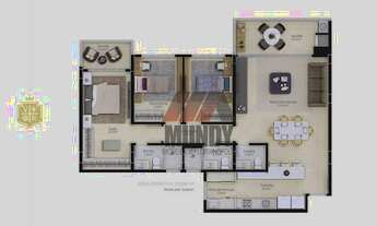 Imagem 2: Apartamento à venda, 113 m² por R$ 1.962.855,63 - Jurerê - Florianópolis/SC