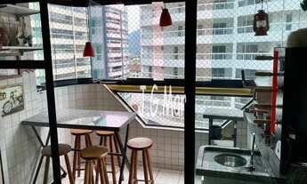 Imagem 2: Apartamento com 2 dormitórios à venda, 99 m² por R$ 490.000,00 - Canto do Forte - Praia Gr