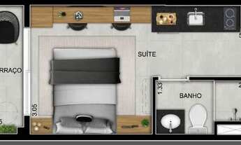 Imagem 2: Kitnet Bela Vista