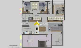 Imagem 2: Cobertura à venda, 3 quartos, 1 suíte, 2 vagas, Barreiro - Belo Horizonte/MG