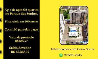 Imagem 3: Ágio de um belo apto 02 quartos com suite no Parque dos Sonhos com saldo devedor baixo