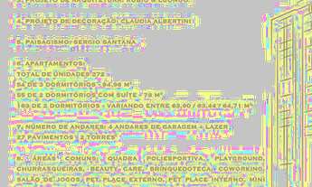 Imagem 5: Apartamento para venda possui 63 metros quadrados com 2 quartos