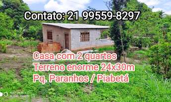 Imagem: 1 CASA COM 2 TERRENOS, 75 MIL, PQ. PARANHOS