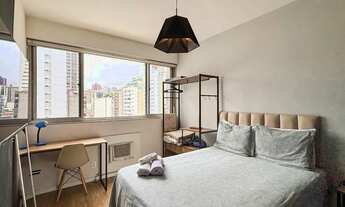 Imagem 3: Studio mobiliado e pronto para morar ou investir no Centro para venda