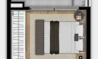 Imagem 2: STUDIO DE 29,53M², VARANDA COM 1 VAGA A VENDA - SANTO AMARO - ZONA SUL - SÃO PAULO / SP