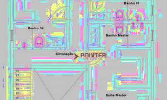 Imagem 5: Sobrado com 3 suítes, 225,37 M², ótimo acabamento, lazer completo no Terras Alphaville em