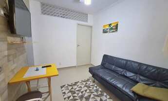 Imagem 2: Kitão dividido em 01 dormitório vista mar no Canto do Forte em Praia Grande