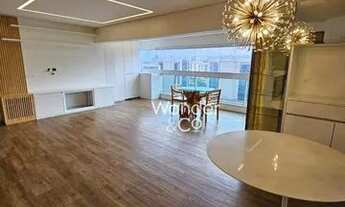 Imagem 2: Apartamento com 3 dormitórios para alugar, 124 m² por R$ 12.250/mês - Brooklin - São Paulo