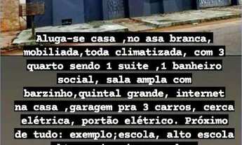 Imagem: Aluga-se Casa Mobiliada no Asa Branca