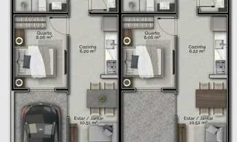 Imagem 4: Casa com 2 dormitórios (1 suíte) no Loteamento Villa Toscana