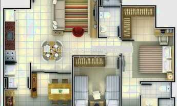 Imagem 2: Venda de apartamento 63m² com varanda