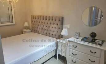 Imagem 3: Apartamento totalmente mobiliado, com 2 quartos, sendo 1 suíte e 2 vagas de garagem