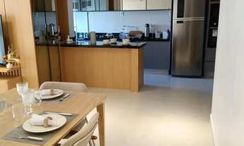 Imagem 4: Apartamento de 101 m², 3 suítes, andar alto, 2 vagas cobertas e mobiliado no DF