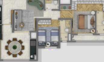 Imagem 3: Apartamento para venda tem 75 metros quadrados com 2 quartos em Jardim da Glória - São Pau