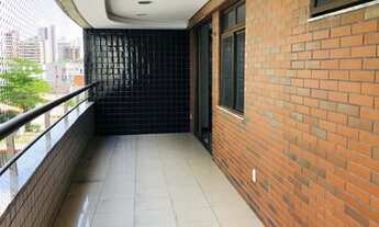 Imagem 3: Apto na Aldeota com 158m2 de área, 3 suítes, lavabo, projetado, dependência completa e 3 v