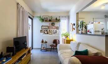 Imagem 4: Apartamento à venda em Moema Pássaros, 46 m², 1 quarto, living com terraço, 1 vaga, área d