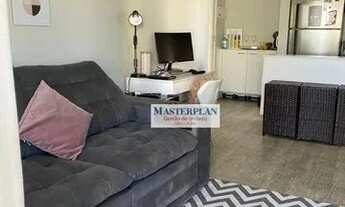 Imagem 4: Apartamento com varanda 44 m2 a.u - 1 dormitório - 1 vaga - R. Soberana - Brooklin