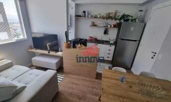 Imagem 6: Apartamento com 2 dormitórios para alugar, 33 m² por R$ 1.815,00/mês - Vila Endres - Guaru