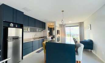 Imagem 2: Cobertura duplex mobiliada com vista para o por do sol e morro do macaco