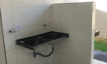 Imagem 5: Casa para venda possui 85 metros quadrados com 2 quartos sendo 1 suíte. e 1 banheiro socia