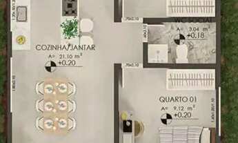 Imagem 2: Condomínio Sol e Praia 119m2 na barra dos coqueiros [11204