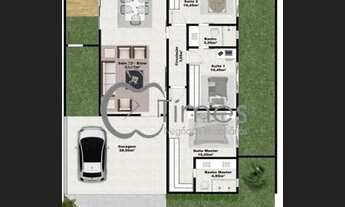 Imagem 3: Casa em condomínio com 3 quartos no Terras Alpha 2 - Bairro Terras Alpha Residencial 2 em