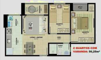 Imagem 5: Vendo Vivace Cabula VI, 2/4 com Varanda!