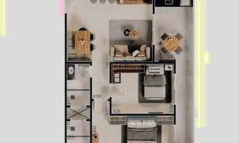 Imagem 5: 75Mil Entrada Saldo132Meses - 2 Dorm c/suíte sacada gourmet integrada e garagem - Forte