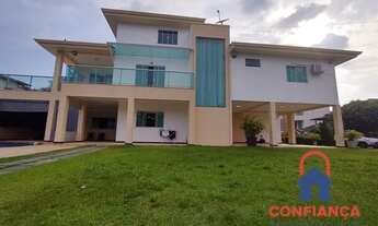 Imagem 2: Mansão de Esquina, com Piscina, Churrasqueira e 5 Suítes no Green Ville II - Porteira Fech